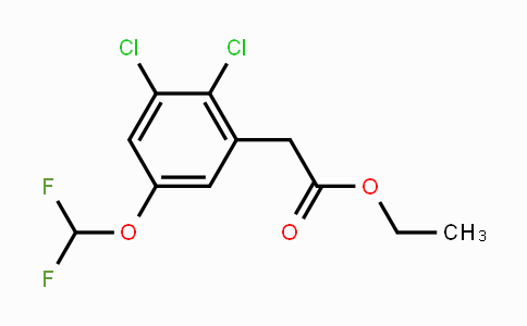 CAS No. 1803791-44-7, Ethyl 2,3-dichloro-5-(difluoromethoxy)phenylacetate