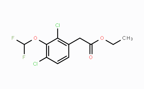 CAS No. 1807037-91-7, Ethyl 2,4-dichloro-3-(difluoromethoxy)phenylacetate