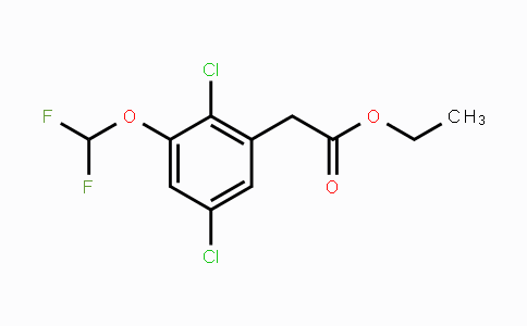 CAS No. 1807037-98-4, Ethyl 2,5-dichloro-3-(difluoromethoxy)phenylacetate