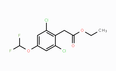 CAS No. 1803833-16-0, Ethyl 2,6-dichloro-4-(difluoromethoxy)phenylacetate