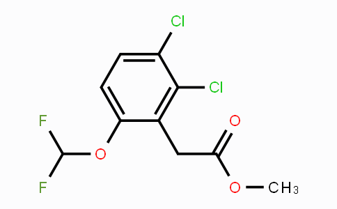 CAS No. 1807060-69-0, Methyl 2,3-dichloro-6-(difluoromethoxy)phenylacetate