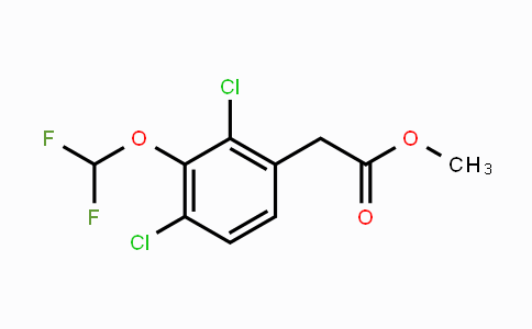 CAS No. 1806301-53-0, Methyl 2,4-dichloro-3-(difluoromethoxy)phenylacetate