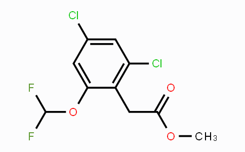 CAS No. 1804517-15-4, Methyl 2,4-dichloro-6-(difluoromethoxy)phenylacetate