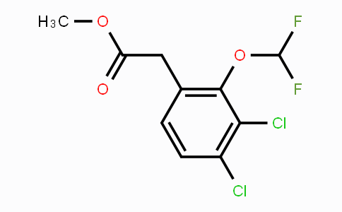CAS No. 1803717-86-3, Methyl 3,4-dichloro-2-(difluoromethoxy)phenylacetate