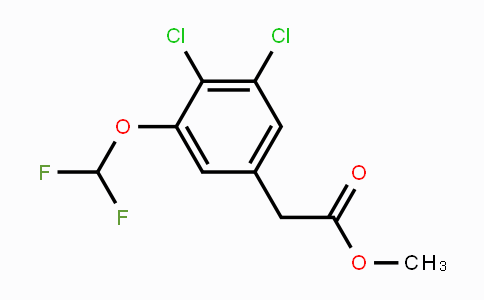 CAS No. 1805125-78-3, Methyl 3,4-dichloro-5-(difluoromethoxy)phenylacetate
