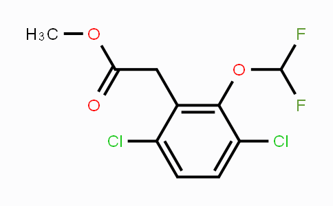 CAS No. 1807038-04-5, Methyl 3,6-dichloro-2-(difluoromethoxy)-phenylacetate