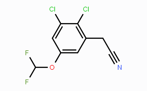 CAS No. 1806301-63-2, 2,3-Dichloro-5-(difluoromethoxy)phenylacetonitrile