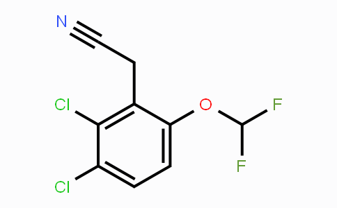 CAS No. 1807178-72-8, 2,3-Dichloro-6-(difluoromethoxy)phenylacetonitrile