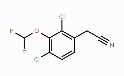 CAS No. 1803819-08-0, 2,4-Dichloro-3-(difluoromethoxy)phenylacetonitrile