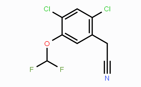 CAS No. 1806352-84-0, 2,4-Dichloro-5-(difluoromethoxy)phenylacetonitrile