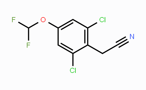 CAS No. 1805125-92-1, 2,6-Dichloro-4-(difluoromethoxy)phenylacetonitrile