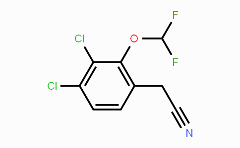 CAS No. 1806349-21-2, 3,4-Dichloro-2-(difluoromethoxy)phenylacetonitrile