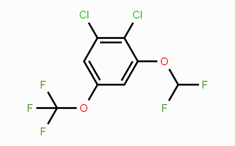 CAS No. 1803819-48-8, 1,2-Dichloro-3-difluoromethoxy-5-(trifluoromethoxy)benzene