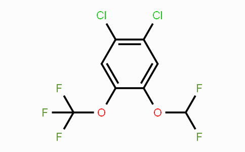CAS No. 1807052-54-5, 1,2-Dichloro-4-difluoromethoxy-5-(trifluoromethoxy)benzene