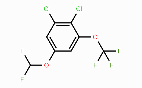 CAS No. 1803783-54-1, 1,2-Dichloro-5-difluoromethoxy-3-(trifluoromethoxy)benzene
