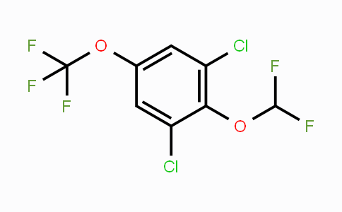 CAS No. 1803806-84-9, 1,3-Dichloro-2-difluoromethoxy-5-(trifluoromethoxy)benzene