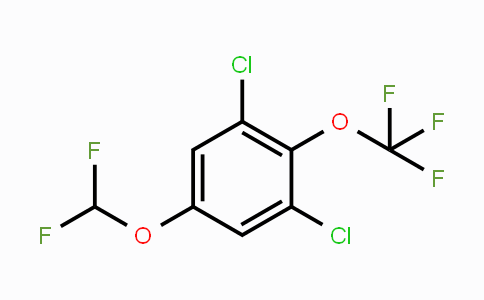CAS No. 1806302-16-8, 1,3-Dichloro-5-difluoromethoxy-2-(trifluoromethoxy)benzene