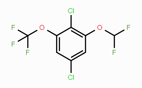 CAS No. 1803819-60-4, 1,4-Dichloro-2-difluoromethoxy-6-(trifluoromethoxy)benzene