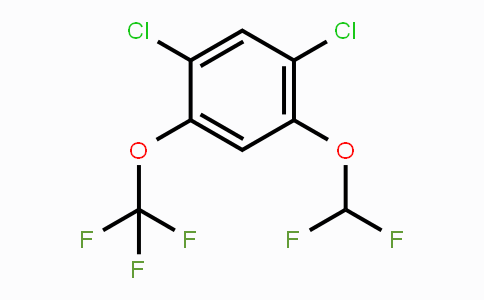 CAS No. 1804513-07-2, 1,5-Dichloro-2-difluoromethoxy-4-(trifluoromethoxy)benzene