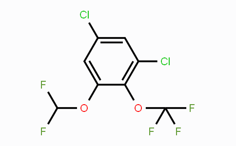 CAS No. 1803834-07-2, 1,5-Dichloro-3-difluoromethoxy-2-(trifluoromethoxy)benzene
