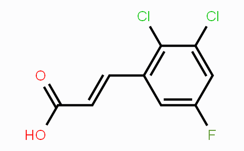 CAS No. 1807413-44-0, 2,3-Dichloro-5-fluorocinnamic acid