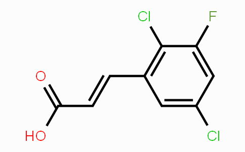 CAS No. 1807394-66-6, 2,5-Dichloro-3-fluorocinnamic acid