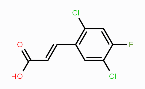 CAS No. 1807340-97-1, 2,5-Dichloro-4-fluorocinnamic acid
