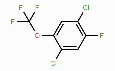 CAS No. 1804881-55-7, 1,4-Dichloro-2-fluoro-5-(trifluoromethoxy)benzene