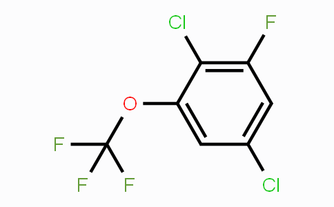 CAS No. 1803789-14-1, 1,4-Dichloro-2-fluoro-6-(trifluoromethoxy)benzene