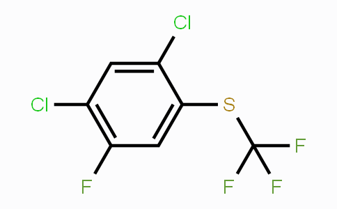 CAS No. 1803855-00-6, 1,5-Dichloro-2-fluoro-4-(trifluoromethylthio)benzene