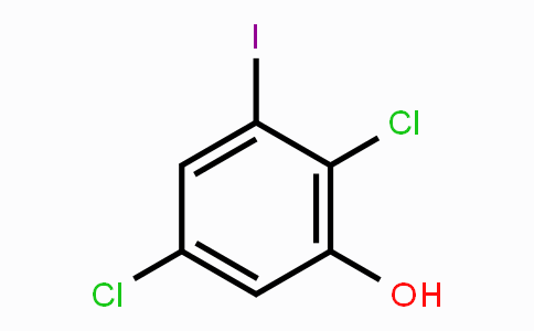 CAS No. 1803809-27-9, 2,5-Dichloro-3-iodophenol
