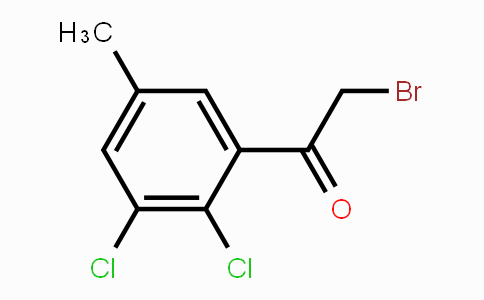 CAS No. 1803780-00-8, 2',3'-Dichloro-5'-methylphenacyl bromide