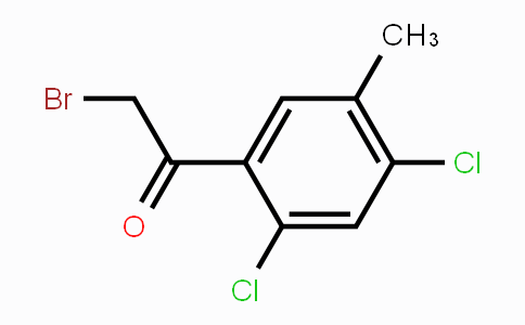 CAS No. 1806347-72-7, 2',4'-Dichloro-5'-methylphenacyl bromide