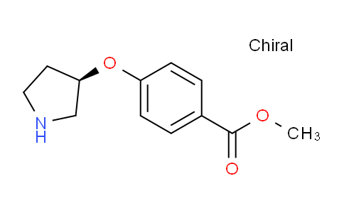 317358-52-4 | Methyl 4-[(R)-3-pyrrolidinyloxy]benzoate