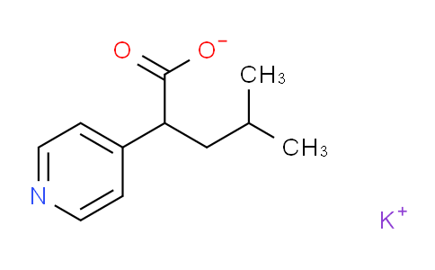 DY10B633 | 1989671-85-3 | potassium 4-methyl-2-(pyridin-4-yl)pentanoate