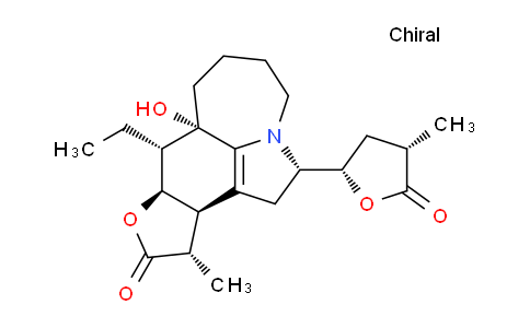 142905-24-6 | Furo[2,3-h]pyrrolo[3,2,1-jk][1]benzazepin-10(2H)-one, 8-ethyl-1,4,5,6,7,7a,8,8a,11,11a-decahydro-7a-hydroxy-11-methyl-2-[(2S,4S)-tetrahydro-4-methyl-5-oxo-2-furanyl]-, (2S,7aS,8S,8aR,11S,11aR)- (9CI)