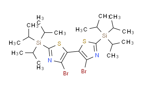 1223559-98-5 | 4,4'-Dibromo-2,2'-bis(triisopropylsilyl)-5,5'-bithiazole