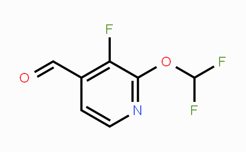 CAS No. 1803848-21-6, 2-Difluoromethoxy-3-fluoro-4-formylpyridine