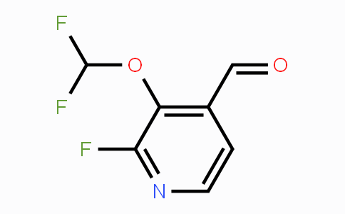 CAS No. 1807040-67-0, 3-Difluoromethoxy-2-fluoro-4-formylpyridine