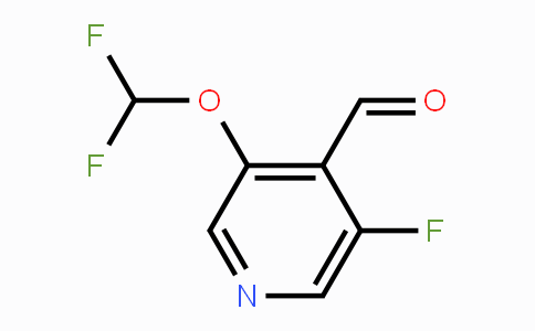 CAS No. 1806375-18-7, 3-Difluoromethoxy-5-fluoro-4-formylpyridine