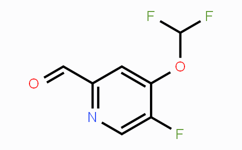 CAS No. 1807188-41-5, 4-Difluoromethoxy-5-fluoro-2-formylpyridine