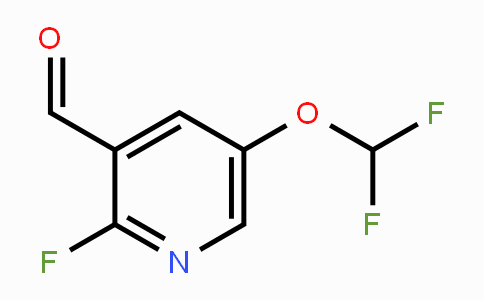 CAS No. 1806275-28-4, 5-Difluoromethoxy-2-fluoro-3-formylpyridine