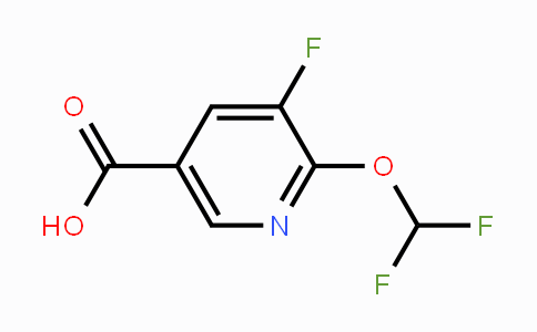 CAS No. 1806336-32-2, 6-Difluoromethoxy-5-fluoronicotinic acid