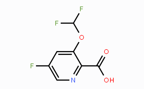 CAS No. 1804886-53-0, 3-Difluoromethoxy-5-fluoropicolinic acid