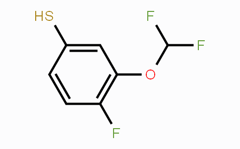 CAS No. 1807181-78-7, 3-Difluoromethoxy-4-fluorothiophenol