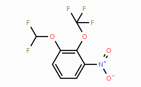CAS No. 1806377-55-8, 1-Difluoromethoxy-3-nitro-2-(trifluoromethoxy)benzene