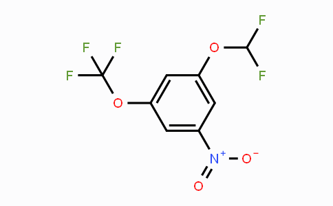 CAS No. 1807182-91-7, 1-Difluoromethoxy-3-nitro-5-(trifluoromethoxy)benzene