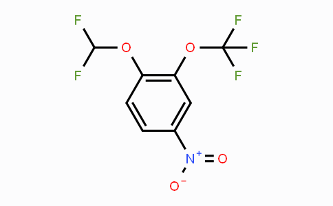 CAS No. 1806306-15-9, 1-Difluoromethoxy-4-nitro-2-(trifluoromethoxy)benzene