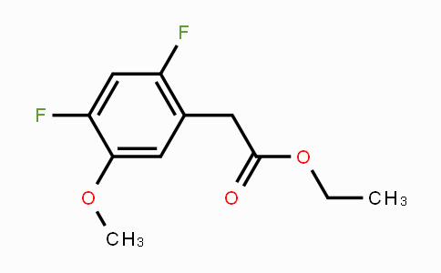 CAS No. 1806377-79-6, Ethyl 2,4-difluoro-5-methoxyphenylacetate