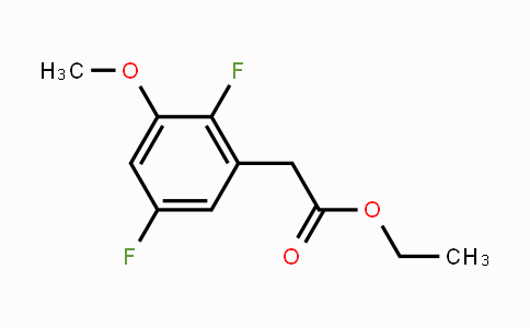 CAS No. 1803729-72-7, Ethyl 2,5-difluoro-3-methoxyphenylacetate